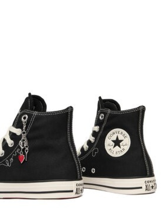 Converse Trampki Chuck Taylor All Star Hearts A19056C Czarny