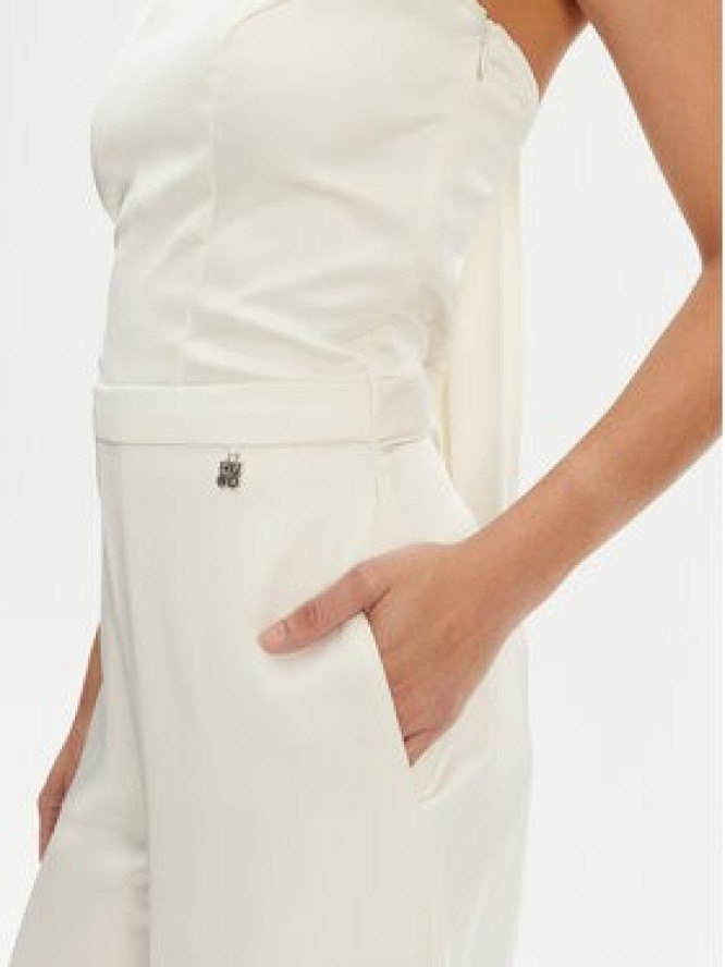 HUGO Kombinezon Ketania-1 50540273 Écru Regular Fit