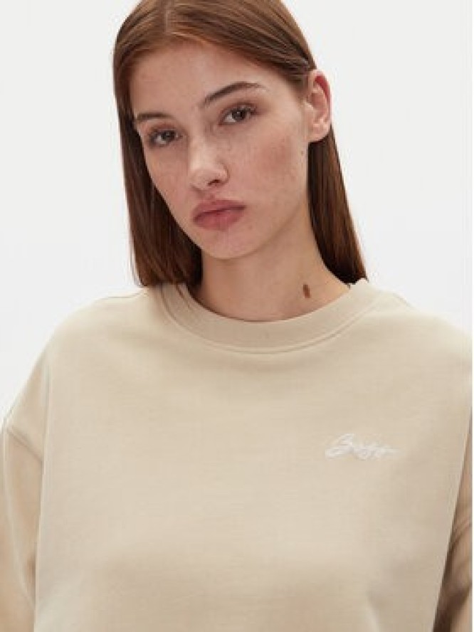 BOSS Bluza 50540266 Beżowy Regular Fit