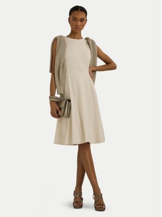 LAUREN RALPH LAUREN Sukienka codzienna 250851951004 Écru Regular Fit