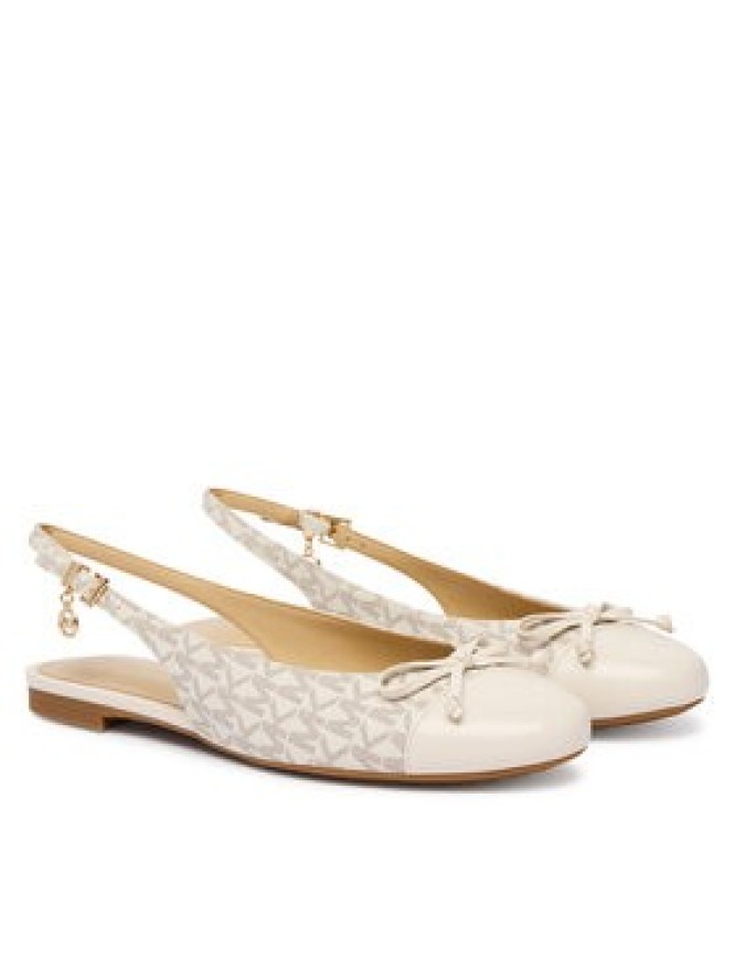MICHAEL Michael Kors Baleriny Piper 40S6PIFP1B Kremowy