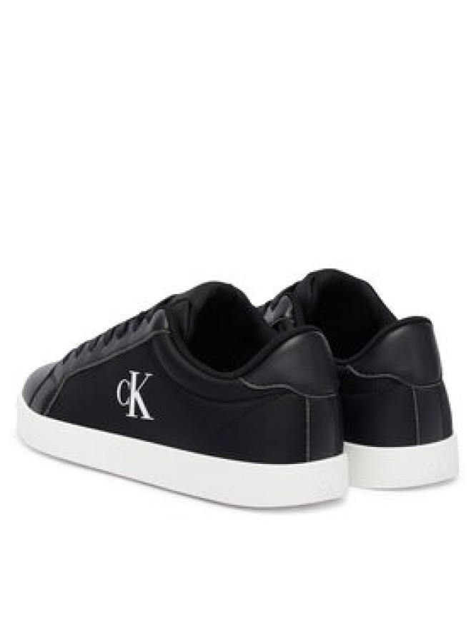 Calvin Klein Sneakersy 3 Cupsole Laceup Pu Mg YW0YW01781 Czarny