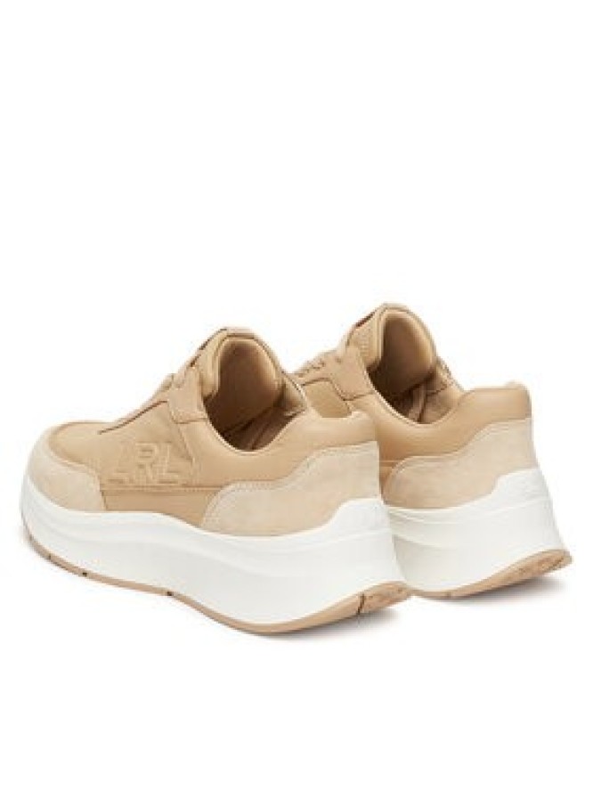 LAUREN RALPH LAUREN Sneakersy 802974376001 Beżowy