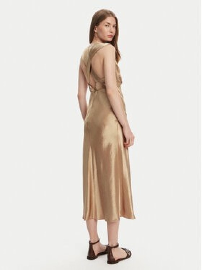 Max Mara Leisure Sukienka koktajlowa Glizia 2516221048 Brązowy Regular Fit