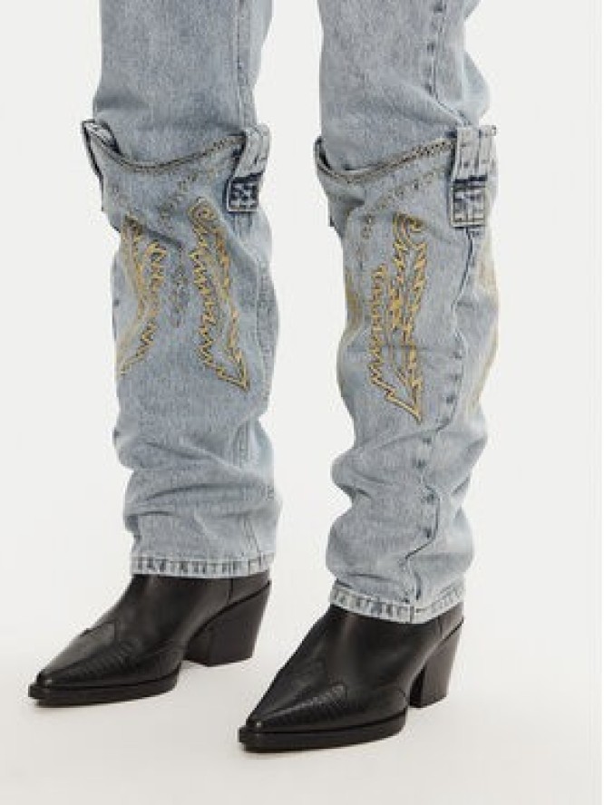 One Teaspoon Jeansy 26712 Niebieski Straight Fit