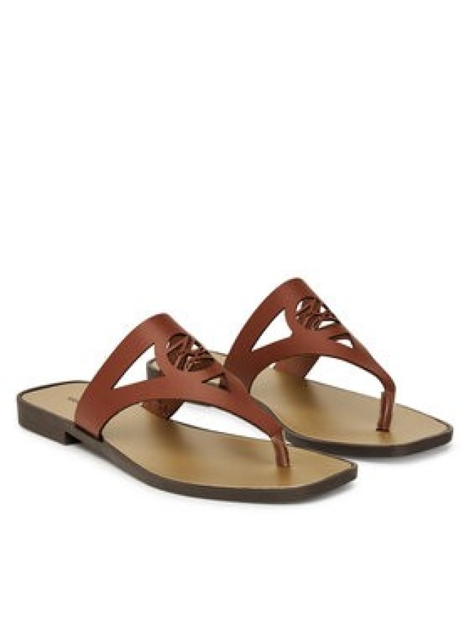 KARL LAGERFELD Japonki Skoot II KL80407 Brązowy