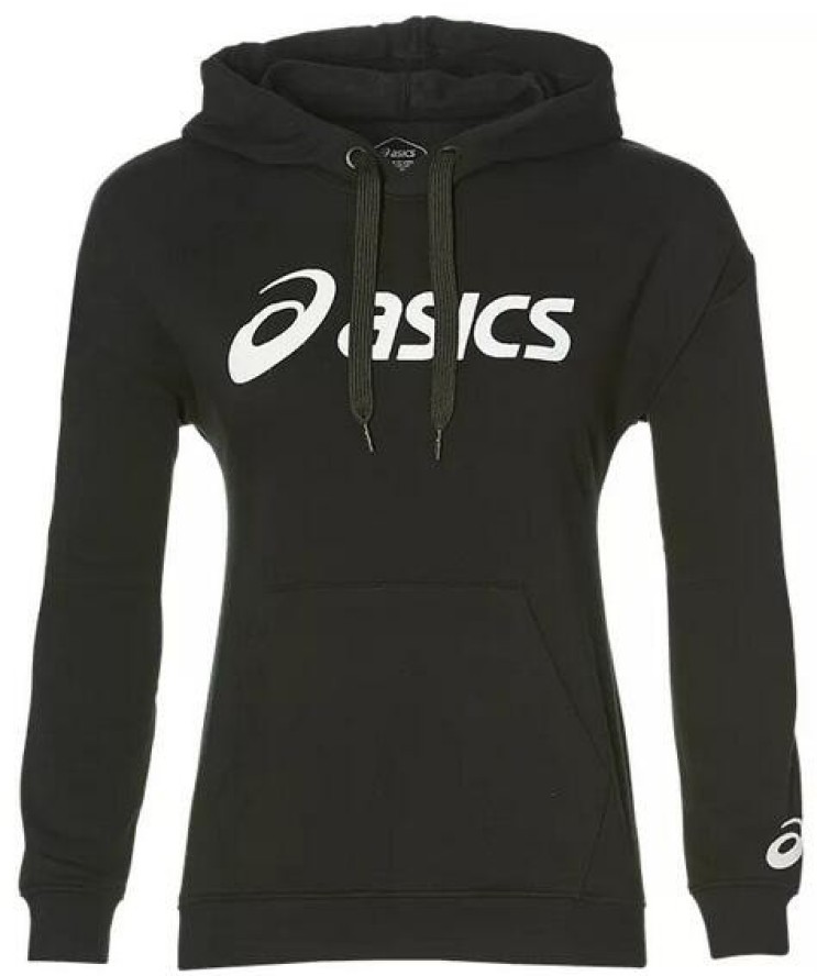 Bluza z kapturem Damska Asics Big Czarny
