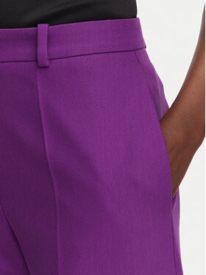 HUGO Spodnie materiałowe Hasmina 50566625 Fioletowy Regular Fit