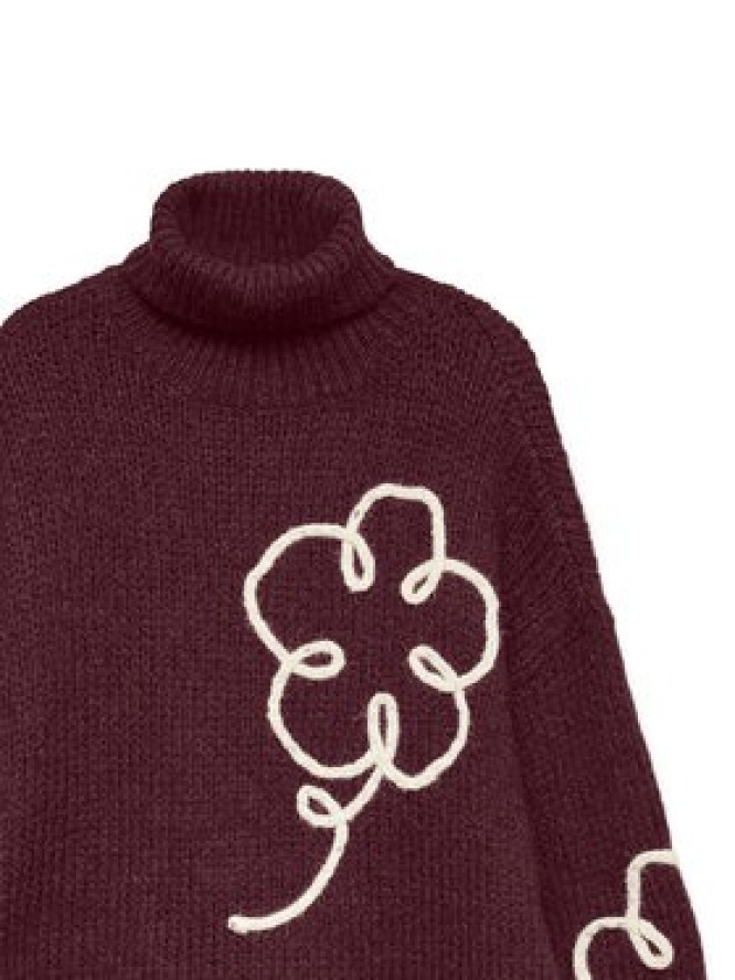 Vero Moda Golf Fatima 10335036 Fioletowy Regular Fit