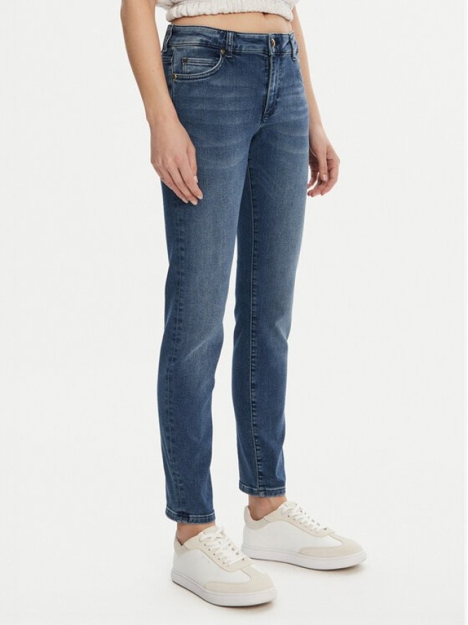 Mustang Jeansy Crosby 1013592 Granatowy Slim Fit