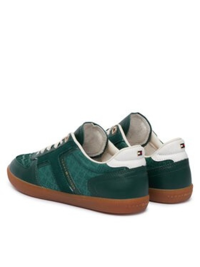 Tommy Hilfiger Sneakersy Th Tribeca Sneaker Monogram FW0FW09691 Zielony