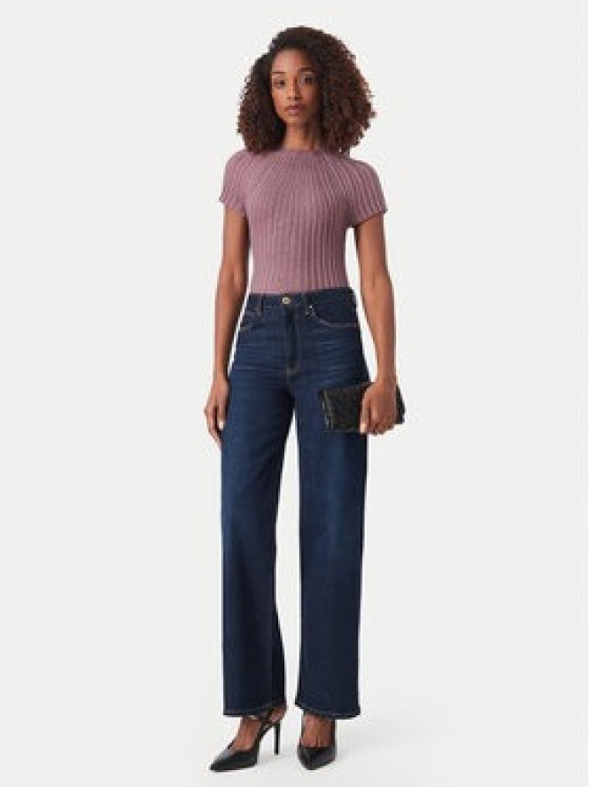 Guess Bluzka W6YR31 Z1023 Fioletowy Regular Fit