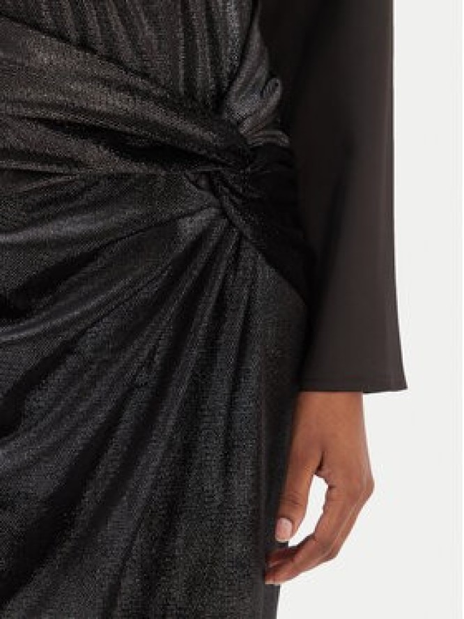 Rinascimento Spódnica midi CFC0126525003 Czarny Slim Fit