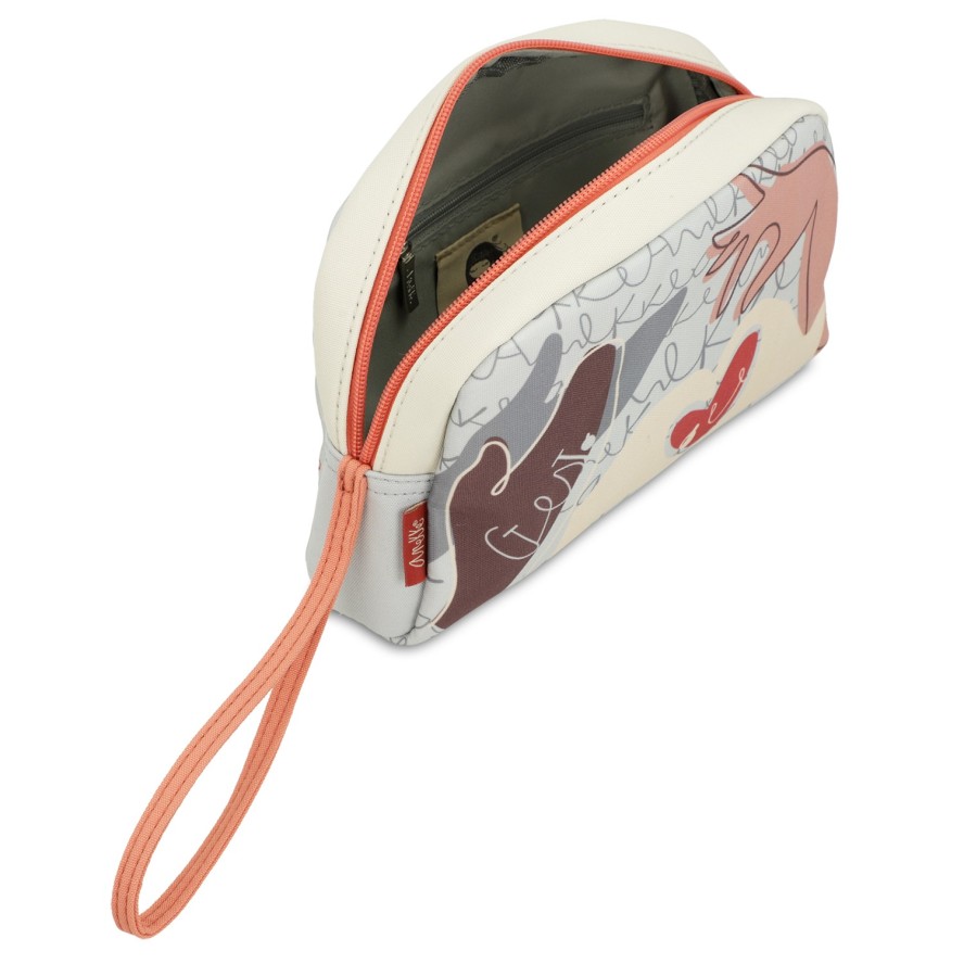 Beżowa Kosmetyczka Damska Anekke Premium