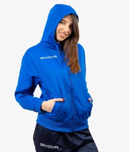 Bluza sportowa Givova Polarfleece 500 niebieska