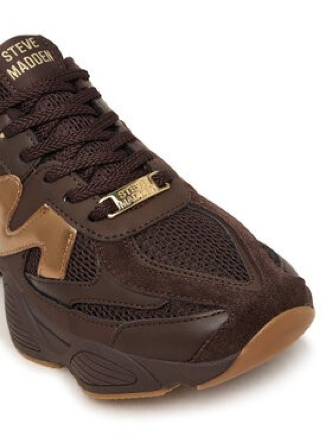 Steve Madden Sneakersy Sebi 11005324 Brązowy ciemny