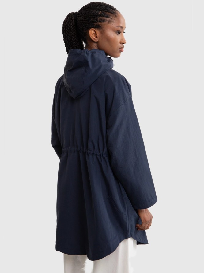 Kurtka parka damska z kapturem granatowa Nebula 403