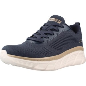 Buty SKECHERS BOBS B FLEX HI FLYING HI Niebieski