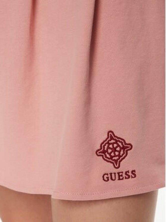 Guess Spódnica mini V5RD00 KCOK1 Różowy Regular Fit