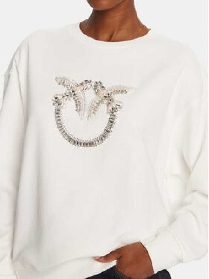PINKO Bluza Nelly 100534 A2RO Biały Regular Fit