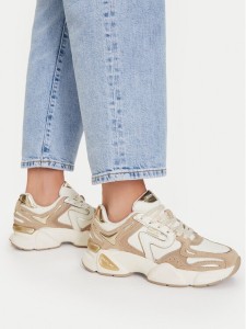 REPLAY Sneakersy GWS9N .000.C000KT Kremowy