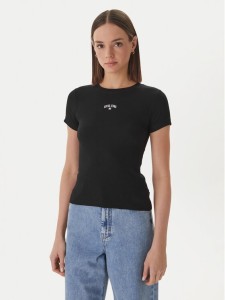 Guess Jeans T-Shirt W6GPZ3 KA0H1 Czarny Slim Fit