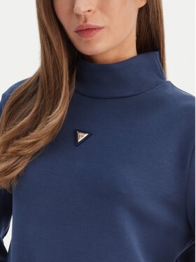Guess Bluza V4YQ05 KCAY2 Granatowy Regular Fit