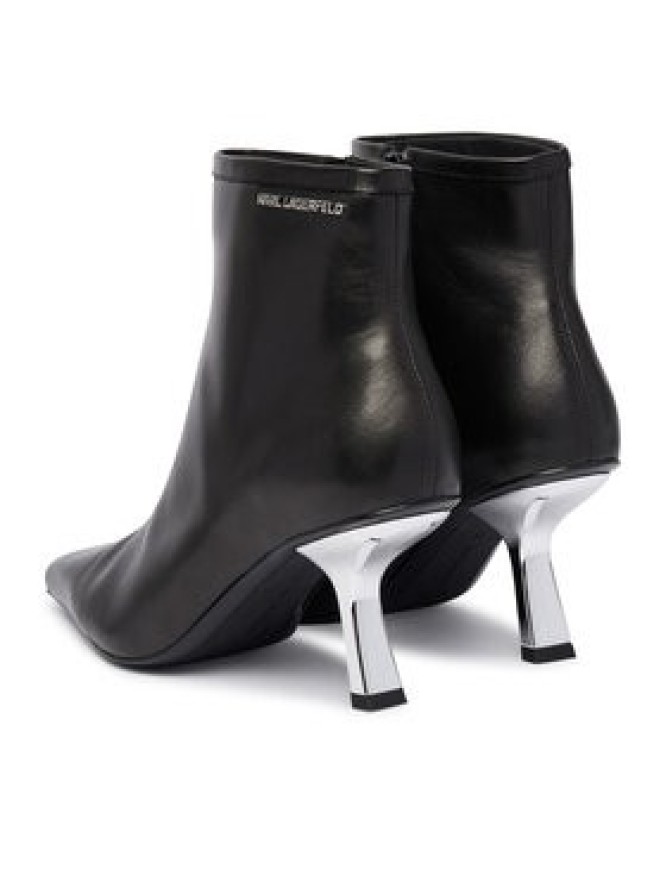 KARL LAGERFELD Botki Karmel KL33635 Czarny