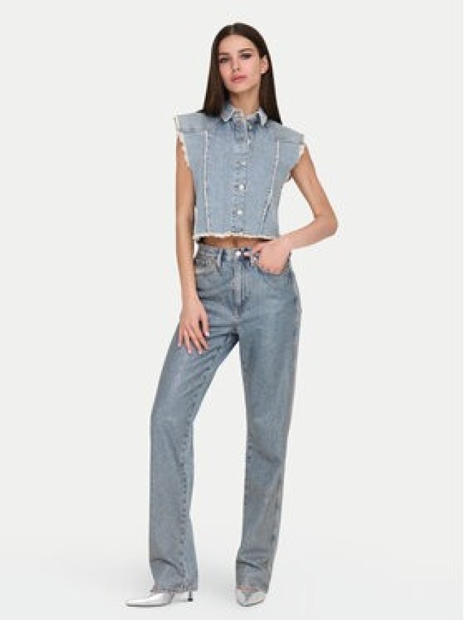 ONLY Kamizelka Hollywood 15341021 Niebieski Regular Fit