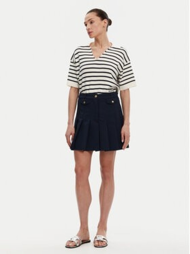 Tommy Hilfiger Spódnica plisowana WW0WW44731 Granatowy Regular Fit