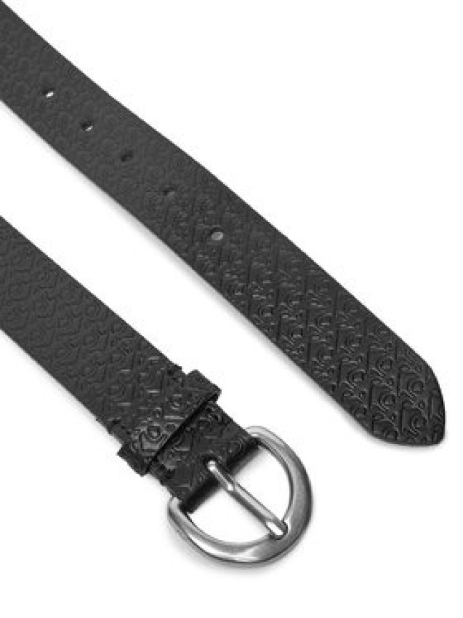 Calvin Klein Pasek Damski Classic Buckle Aop 30Mm LV04K7019G Czarny
