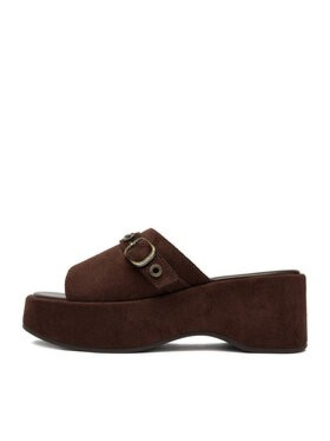 Guess Jeans Klapki CEO-HY20091-1 Brązowy