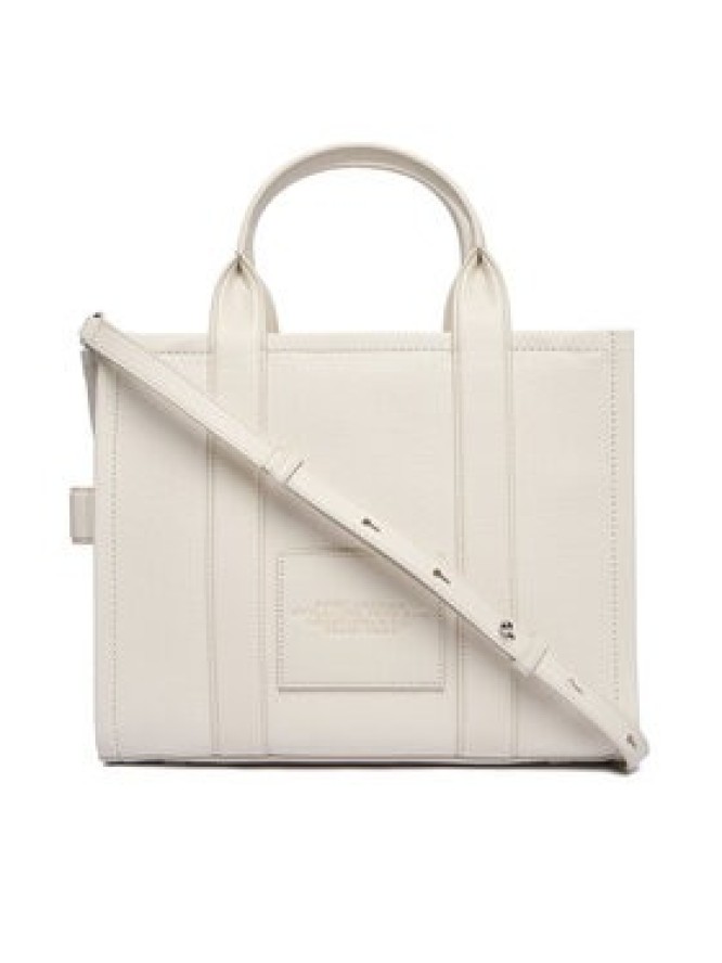 Marc Jacobs Torebka The Leather Medium Tote H004L01PF21 Écru