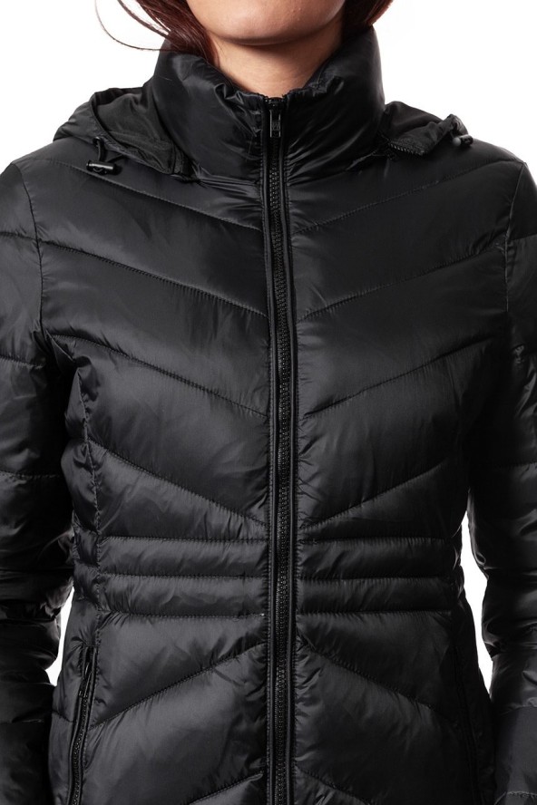 DAMSKA KURTKA ZIMOWA WRANGLER SHORT PUFFER BLACK W4124V501 112128755