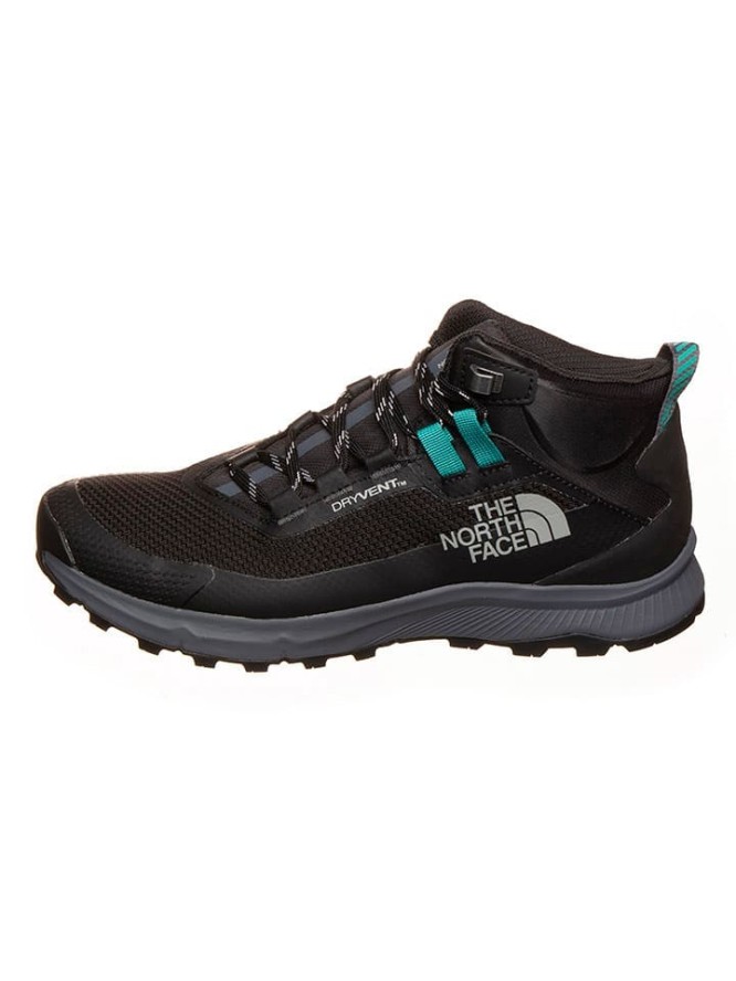 The North Face Buty turystyczne "Cragstone Mid" w kolorze czarno-turkusowym rozmiar: 36