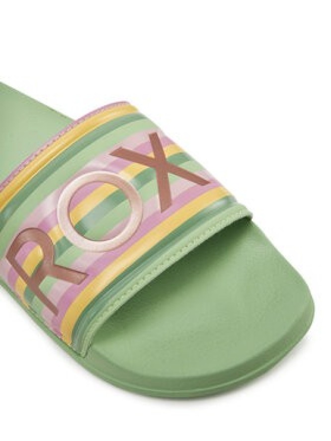 Roxy Klapki ARJL100679 Zielony