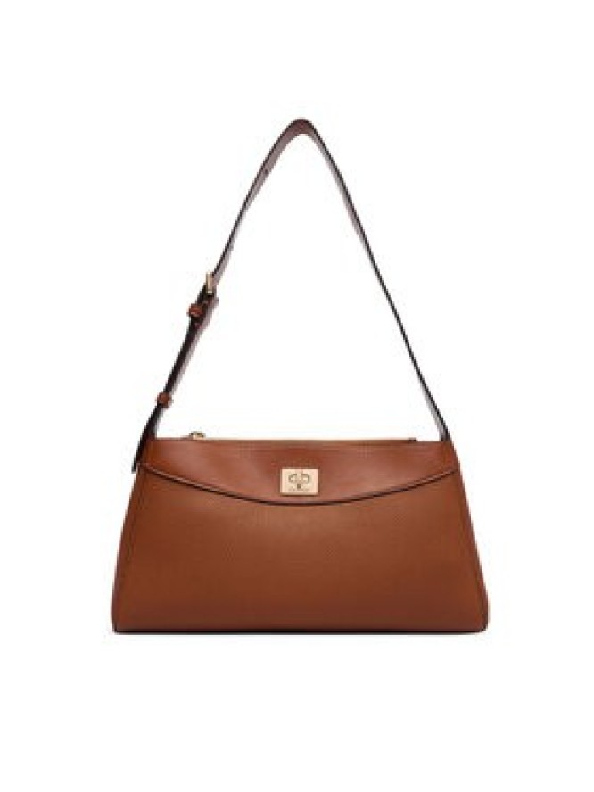 Calvin Klein Torebka Mix Media Shoulder Bag LV04F3886G Brązowy