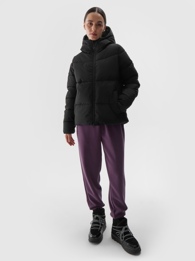4F Kurtka puchowa z wypełnieniem syntetycznym damska - czarna XXL