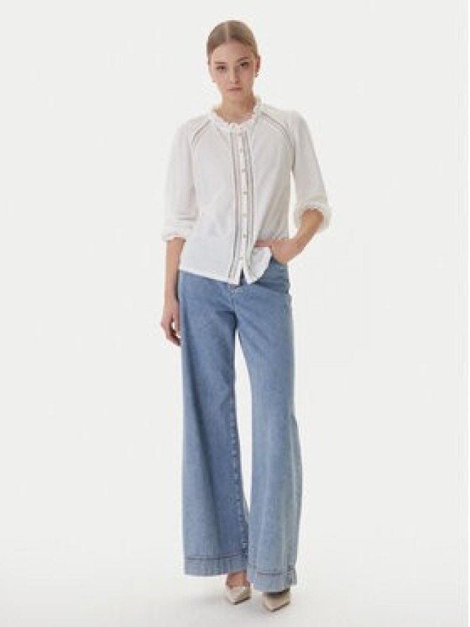 Morgan Bluzka 261-TSKY Biały Regular Fit