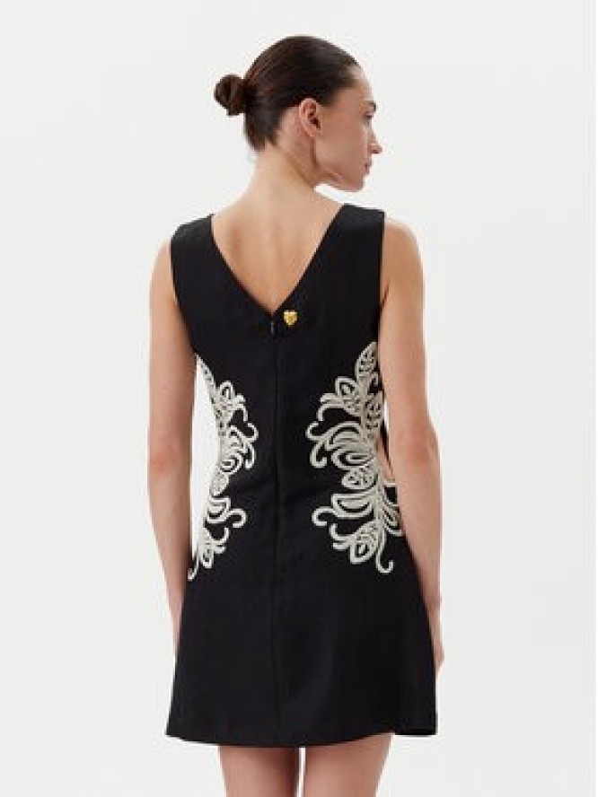 TWINSET Sukienka letnia 251LB2FBB Czarny Slim Fit