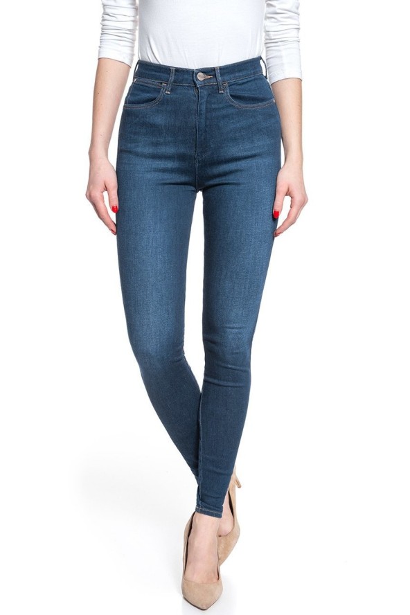 WRANGLER SUPER HIGH SKINNY DARK INDIGO W27WVQX1E 112128201