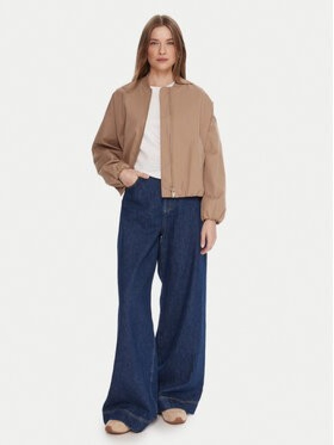 Tatuum Kurtka bomber Sakalino T2503.012 Beżowy Loose Fit