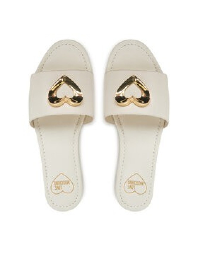 LOVE MOSCHINO Klapki JA28161G0MIA0102 Écru