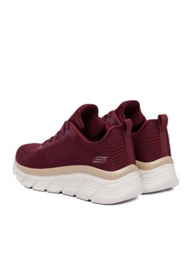 Skechers Sneakersy C-BOBS HI FLEX 117385 BURG Bordowy
