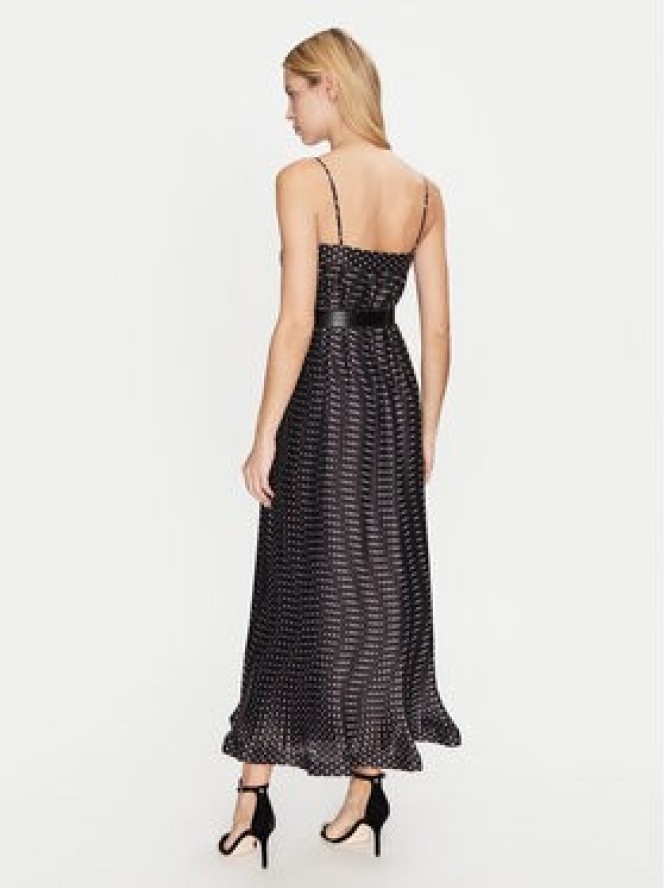 Simona Corsellini Sukienka koktajlowa P25CPAB01201 Czarny Slim Fit