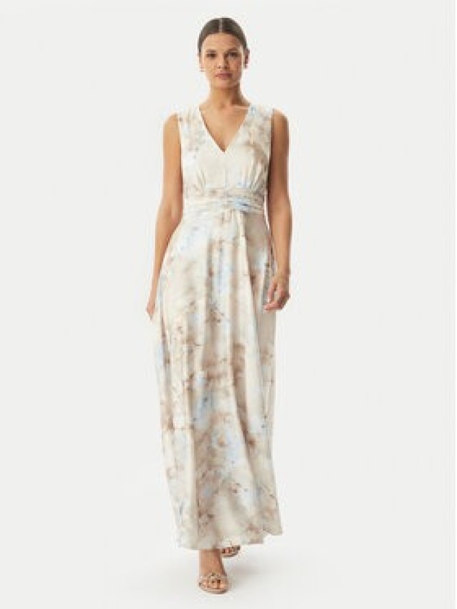 Rinascimento Sukienka wieczorowa CFC0128025003 Beżowy jasny Regular Fit