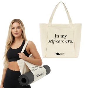 TORBA NA MATĘ DO JOGI BAWEŁNIANA SPORTOWA NA TRENING FITNESS PILATES FIT.ME