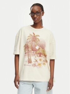 Billabong T-Shirt Will Find Me Here EBJZT00582 Beżowy jasny Loose Fit