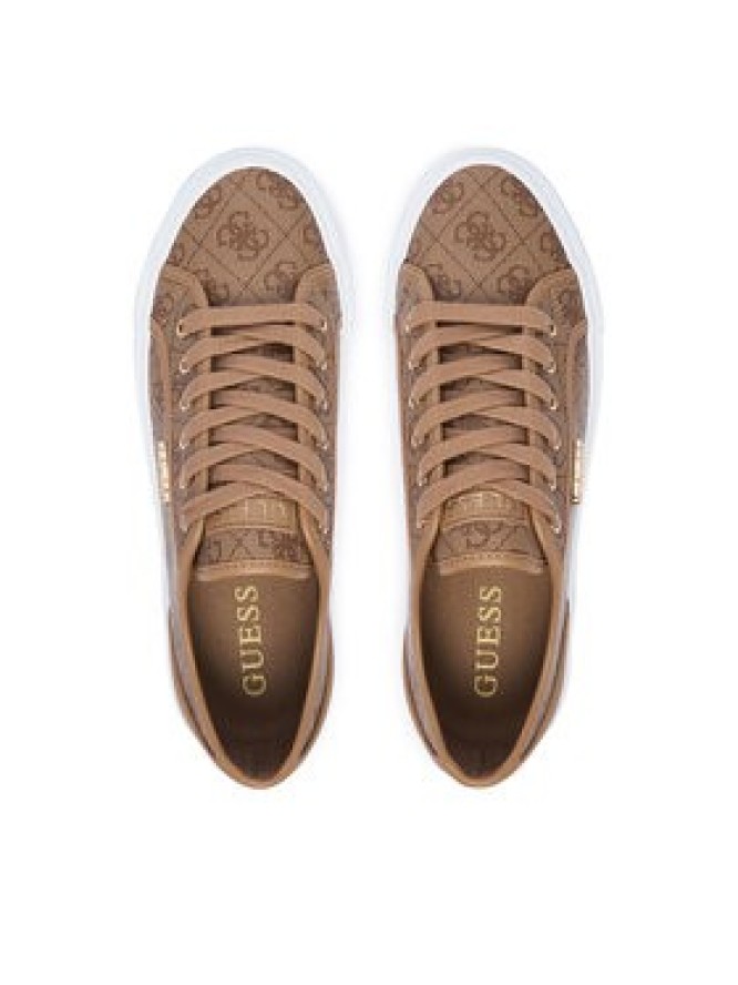 Guess Sneakersy FLTJ10 FAL12 Brązowy jasny