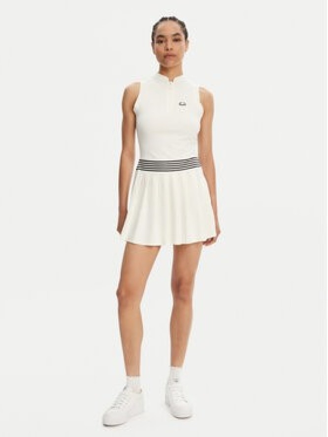 Ellesse Sukienka codzienna Medusa SGZ21966 Biały Slim Fit